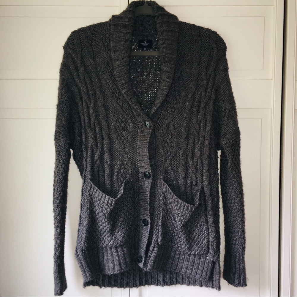 AEO Cable Knit Cardigan